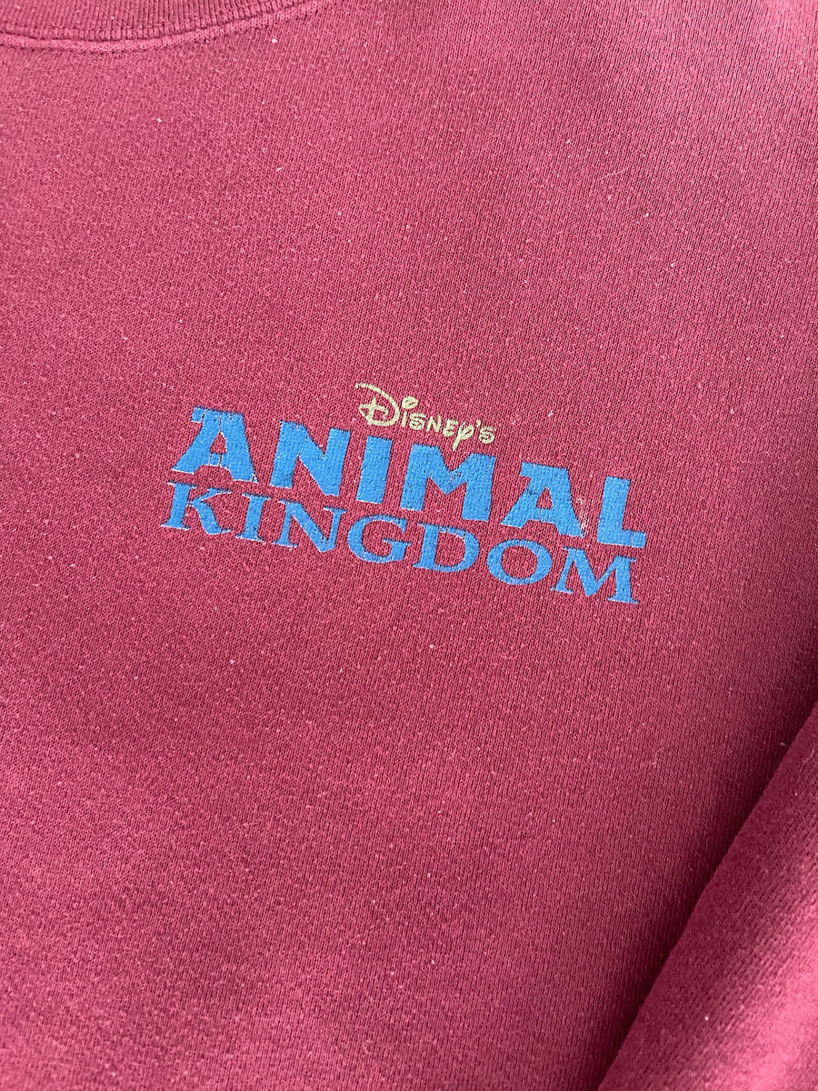 Vintage 90s Walt Disney Animal Kingdom Crewneck Sweater XXL