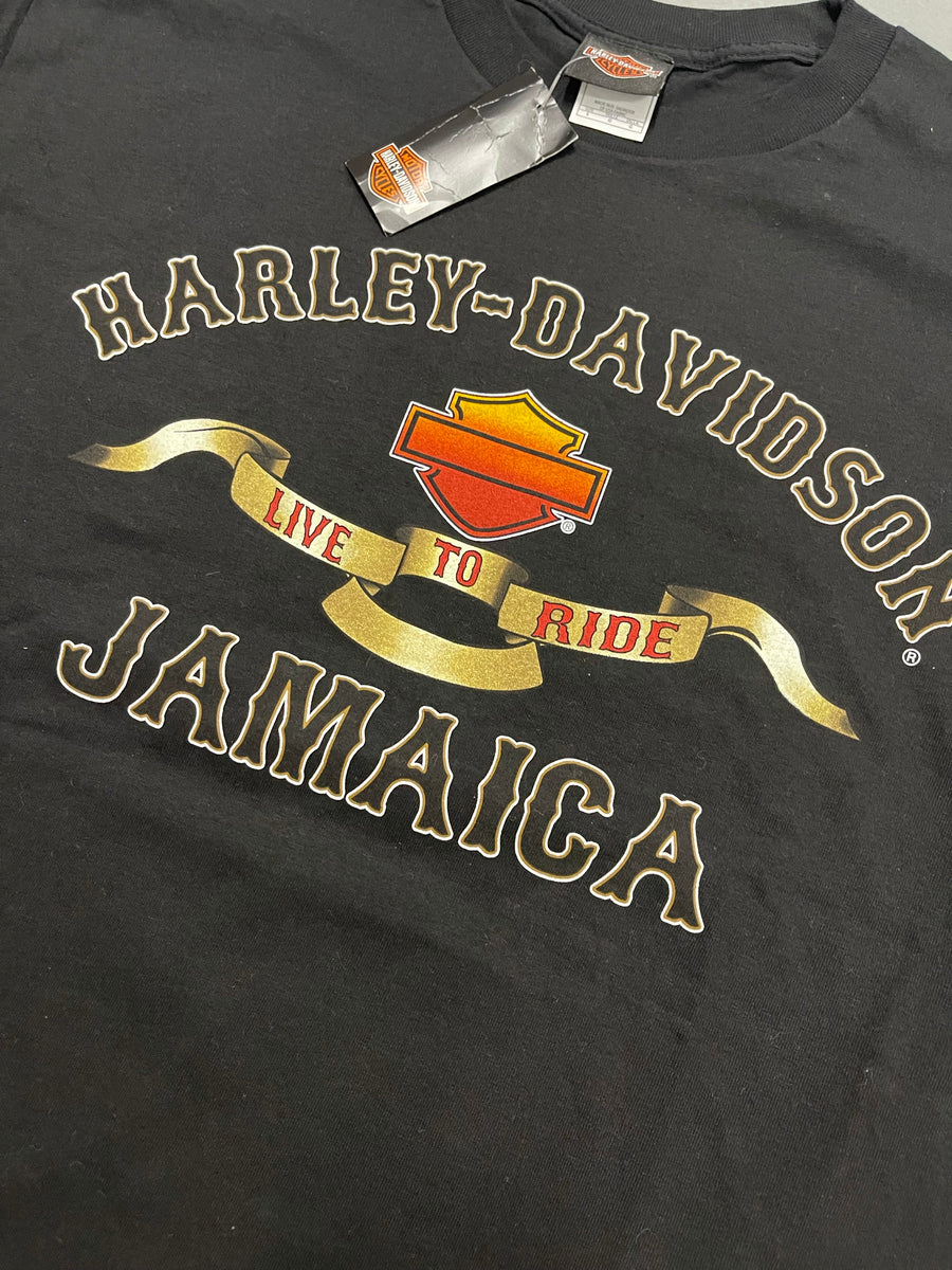 Vintage Harley Davidson Jamaica Tee L NWT