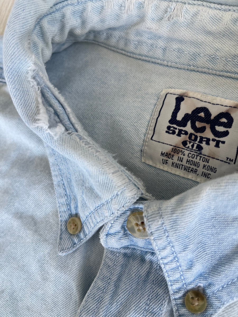 Vintage Star Wars Lee Denim Button Up XL